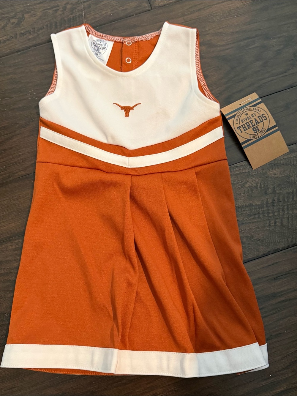 University of Texas UT longhorns cheerleader baby outfit nwt size 18 months
